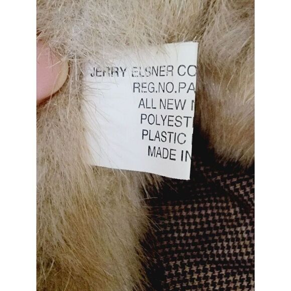 Jerry Elsner Velvet Treasures Mrs. Daley Stuffed Bear Vintage‎ Has Tag Has Spot. - Picture 13 of 13